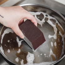 Wanton moon worthy emery sponge rub magic magic wipe kitchen stain brush Pot bottom cleaning brush 6pcs