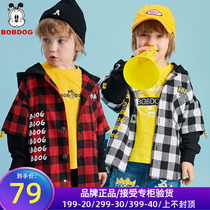 Babu Bean Brand Boy Dress Boy Lian Hat Shirt 2020 Spring Dress New Tide Children Long Sleeves Shirt Baby Foreign Air