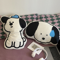 Cute cartoon sweat puppy pillow home nap sofa cushion pillow pillow