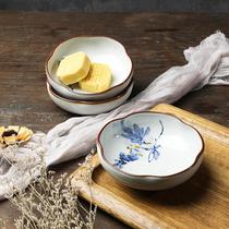 Hand-painted ceramic tea dial-up Chinese-style coffee chamber Chinese-style tea chips for dessert disc dessert fruit tray