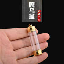 Gagu box acrylic can open the jar bottle Tower pendant empty bottle amulet men and women necklace Buddhist pendant