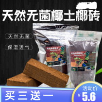 Spider scorpion centipede snake crawler crawler crawling pet sterile coconut brick coconut clay pet mat tortoise hibernation moisturizing nutrient soil