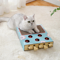 Cat Scratching Board Kitty Toy Self-Hi-to-hit Rat Corrugated Paper Tease Cat Cat Cat Grinding Claw Toy