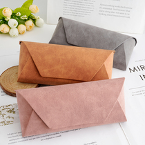 Myopia glasses case ins girl portable anti-pressure retro literary Harajuku storage sunglasses case eye box for boys