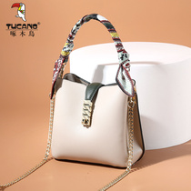 Woodpecker Bucker Bag 2021 New Large Capacity shoulder bag Women Joker ins Women Bag Advanced Sense Hand bag Women