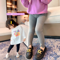 Little red fish baby childrens clothing 2021 new baby leggings foreign autumn girls trousers wear childrens pants