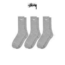 STUSSY Alphabet Embroidered Trend Socks