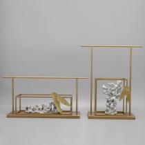 Modern New Chinese Creative Book House High-end Iron Art Ceramic Pendulum Boilerplate Room Hotel Famous Hotel Guest House Decorations