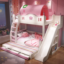 Childrens cots girl princess bed bunk beds bunk beds wood bed level two girls bed bendies safely across the finish line in multifunctional nursing bed