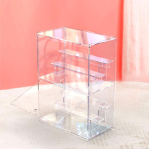 Bubble Mart full transparent baby cabinet storage Tide play twelve Zodiac blind box ladder acrylic dust cover display box