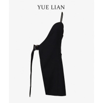 (Hong Kong designer brand) foreign style fashionable stacked waistcoat dress two-piece temperament fried street womens pre-