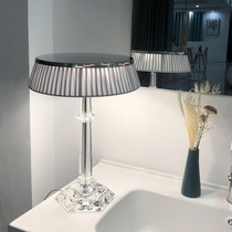 Moso Villa Luxurious Style Light Extravagant Crystal Table Lamp Bedroom Bedside Soft Dress Design Decent Board Room Decorative cozy