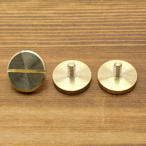 Flat head brass screws rivets cookbook book book binding fixed sub-mother nails handmade belt luggage hardware buttons