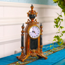 Home furnishings European and American retro nostalgic home accessories clock living room decoration ornaments antique clock clock