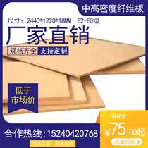 18mm medium and high density fiberboard cabinet board panel door core board furniture board carving washing and grinding-free mold