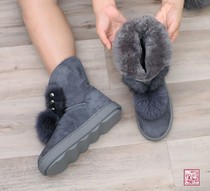 Special Dump Thick real wool snow boots leather rubber bottom German KUFENBERG 9829 warm boots