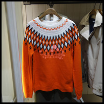 French AIGLE AGao 20 years autumn winter NIPITA womens dress round neck sweatshirt J8733