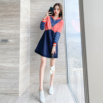 Spring and Autumn Dress Spring Dress 2021 New Female Temperament Skinny Winter Skirt Long Sleeve Sweater Skirt Womens Skirt