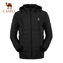 Camel mens padded overwork down jacket long winter very cold clothing loose middle-aged casual tide coat men