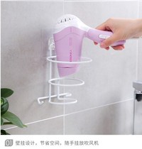 Lack toilet collection next to the air tube shelf Hair Dryer rack Nordic suction type light base Wall support