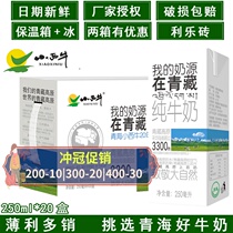 Halal Qinghai specialty Xiaoxiu pure milk Tetre brick plateau milk fresh milk full box gift box