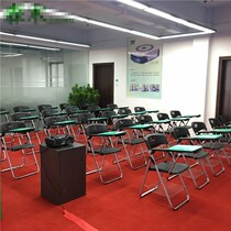 Reporter chair office folding training chair with writing board conference room table and chair integrated student conjoined table table and stool