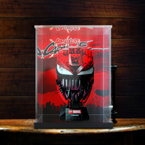 Transparent dust box for LEGO slaughter 76199 venom 76187 helmet head sculpture superhero display box