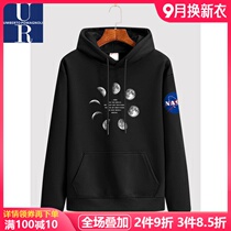 Flagship store official website clothes Spring and Autumn New hooded clothes women lovers Autumn Tide brand NASA2021