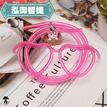 Juice Drinks Glasses Straws Game Props Interactive Games Sloth People Lengthening Fun Hoses Drinking Water God Instrumental Plastic