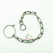 Parrot special stainless steel anklet large chain length about 32cm suitable for macaw red black sunflower