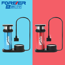 Permanent bicycle pump electric battery foot high pressure inflation cylinder household portable air pipe basketball Universal