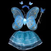 butterfly wing wand headband tutu skirts cosplay costume for