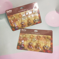 (Genuine Pendant) Japanese Tokyo Star Daydew Shirley Mei Dafu Panda Painter Cat Bag bag hanging decoration 4cm