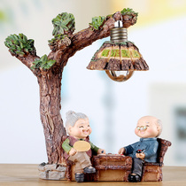 Creative doll decoration old man Old Lady decoration resin crafts living room wine cabinet TV cabinet home decoration