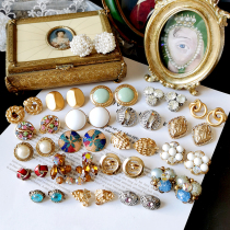 vintage earrings Western Antiquity in vintage elegant and refined trendy trendy European and American 100 hitch-ear clips O5