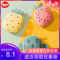 Young Dogs Loud paper dogs vocal toys resistant to bite grinding teeth training small and medium dog pets plush supplies cute fruit