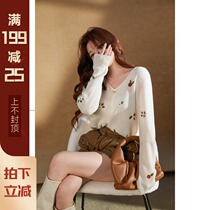 XUELI Sydney women 10 cashmere 90 wool 26 cardigans 210gV collar knitted sweater pullover women