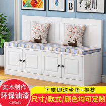 Solid wood card seat sofa household American locker dining table small apartment card seat Restaurant L-shaped corner card seat customization