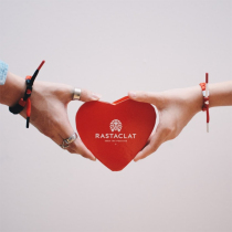 RASTACLAT Lion Little Official Series Valentines Day Gift Set Couple Shoelace Bracelet