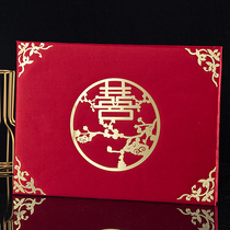 Wedding gift book book book guest guest gift book book book sign-in this creative high-end gift book