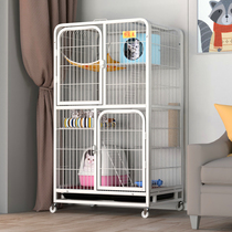 Cat cage Cat villa Household with toilet one large free space Indoor cat house Cat house Cat cat nest