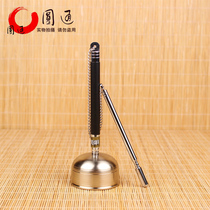 Taiwan Yinqing Pure Copper Introduction Instrument Solid Wood Handle Telescopic Ching Bronze Ching Temple Musical Instrument Rites Buddha Festival
