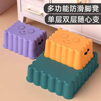 Childrens footrest baby stepping on stools small benches foot stools washing hands foot stools non-slip station stools