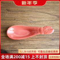W1962 export Japanese crab tongs scoop ceramic creative modeling spoon pliers spoon