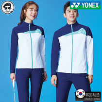 Autumn and winter yonix Badminton Women mens suit YY clothing coat spring and autumn sports long sleeve official website YONEX