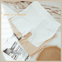 Xiansan comfortable summer breathable mid-waist safety pants one-piece seamless wide-edge fitness boxer pants ice silk leggings