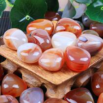 Fish tank colored stone decoration stone home glass bead vase raising pot stone block colorful stone agate stone small particles