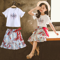 Female Dress Girl Dress Summer Dress 10 Girl Foreign Air Suit Dress 11 Elementary School 12 12 Girls 13 Children Clothes 15