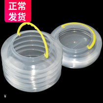 RD006 plastic bucket folding bucket Transparent retractable brush bucket compressed bucket