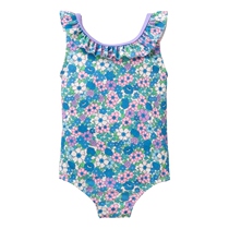 MiniBoden one-piece swimsuit baby bow decoration British direct childrens clothing